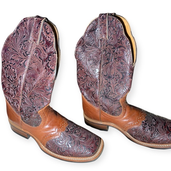 Boulet Ladies Western Boots Dankan Brown 2050 - Picture 10 of 16